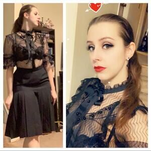 80s Chanel pleated skirt